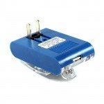 Wholesale USB Universal Battery Charger (Rectangle Blue)